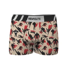 Kit 12 Cuecas Boxer Infantil Box Microfibra Para Crianças Cueca Meninos - Multicolorido - Visão 4