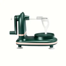 手动水果削皮器，手持式蔬菜苹果削皮器，耐用ABS塑料材质，无需充电，厨房必备工具 | 水果削皮器/实用装饰品 | 手动操作，厨房削皮器