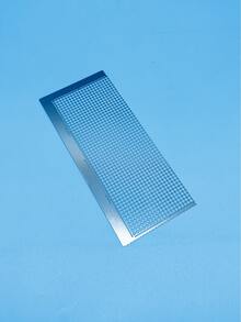 1020 Blank Grid Diamond Painting Ruler, Non-Stick Stainless Steel Diamond Painting Grid Ruler With 141 Round Holes, Ideal For 5D DIY Crafts - Silver - View 2