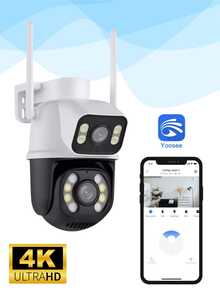 YOOSEE IP66 Wi-Fi Security Camera With Dual Lens And 360° View By Motion Detection. - 隨機顏色 - 查看 3