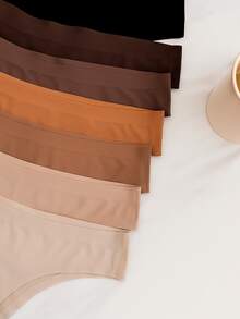 Kit 6 Seamless Panties For Women's Lingerie - Assorted Colors And Kits - 彩色 - 查看 2