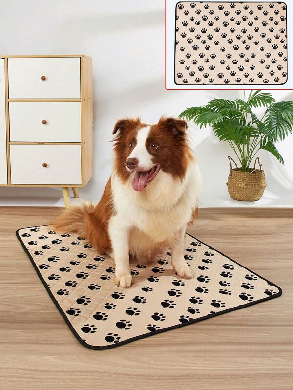1pc Apricot-Color Dog Pee Pad, 90*150cm, Extra Large Dog Urine Leak-Proof Pad, Training Pads, Reusable & Washable