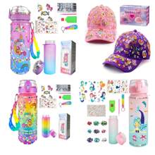 Decorate Your Own Water Bottle Kits,Unicorn Mermaid Painting Crafts,Fun Arts And Crafts Gifts Toys For Birthday Christmas(Unicorn)