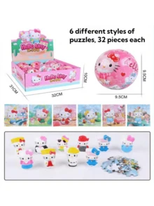 Sanrio Random1pc Hello Kitty Surprise Blind Ball Disassembly Fun Twist Egg Blind Box Birthday Party Gift Festival Gift