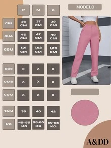 Women Pants - Màu Hồng baby - Xem 4