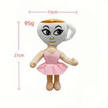 新款Tung Tung Tung Sahur NaiKe 鲨鱼毛绒公仔 木棍 大象 青蛙 香蕉 猴子 节日礼物毛绒公仔 - 彩色 - 查看 26