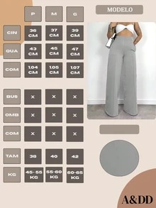 Women Pants - Xám - Xem 6