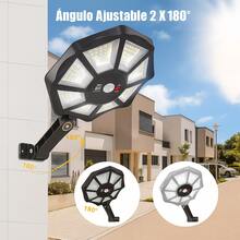 LED Solar Garden Light Outdoor With Motion Sensor And Remote Control, 180° Adjustable Head, Waterproof - Black - View 7
