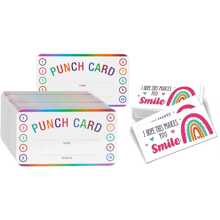 50pcs Punch Card, Suitable For Classroom, Student Behavior Reward Punch Card, Incentive Punch Card