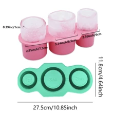 1 pieza Molde de helado cuadrado de 8 celdas con mango de dibujos animados, hecho de material PP. Molde casero DIY para paletas, fabricante de helados - Multicolor - Ver 8