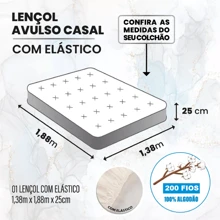 Fitted Sheet With Elastic For Box Bed 200 Thread Count 100% Cotton Single Double Queen King