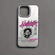 H-HellstarS Fashion Logo Phone Case For IPhone 16 15 14 13 12 11 Pro Max Black Matte Multicolor Laser Metallic Aurora Funda - 象牙白 - 查看 4