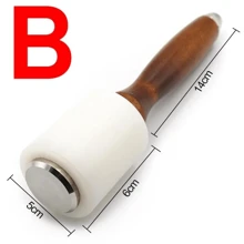 1pc Vintage Handmade Wooden Mallet, Round Head Double-Sided Leather Stamp Hammer, Wooden Handle + Nylon Head Combo, Customizable With Engraved Logo Or Name, Non-Slip Grip Design, Durable And Shock-Resistant To Improve Handicraft Efficiency. Suitable For Leather Carving, Punching And Trimming Workshops, DIY Craftsmen's Gift, Practical Gift For Leather Enthusiasts, DIY Hobbyists, Fathers, Boyfriends Or Workshop Masters.