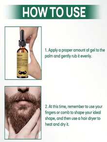 Essential Oil Beard Treatment For Knotting And Tangles Instantly Tames Messy Hair Restores Smoothness And Nourishes For A Silky Soft Feel Perfect For Daily Beard Care - Multicolor - View 3