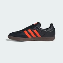 Adidas Originals Adidas Samba OG Premium Sneakers, Timeless Retro Trainers In Fall Tones, Leather & Suede Construction, Low-Top Casual Sneaker For Outdoor, Sports, Sambas For School And Work, Daily Shoes For Skate Outfit - 核心黑/衝擊橙/膠 - 查看 10