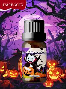EMBRACEX. 10ml 萬聖節吸血鬼獵夜香氛，神秘紅寶石紅色，持久留香，適用於化裝舞會、萬聖節吸血鬼主題芳香療法，亦可用於製作萬聖節蠟燭、精油與家居裝飾 - Vampire Hunting Night - 查看 9