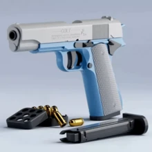 Pistola juguete Colt 1911 Fidget Antiestrés Zanahoria lanzador blaster ...