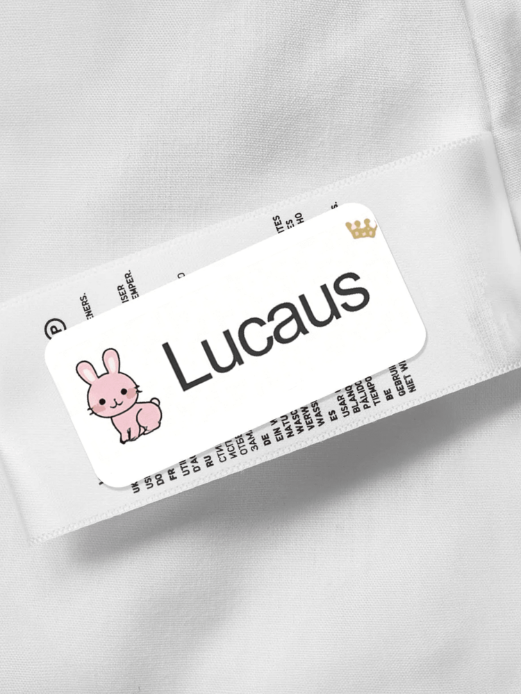 1-198pcs Transparent Waterproof Vinyl Name Labels - Customizable Cute Stickers, Suitable For Children's School Supplies/College Dorm Organization/Sports Gear, Reusable Iron-Free Identity Labels For Lunch Boxes/Water Bottles/Gym Bags, Essential For Daycare/Nursery, Baby Shower Gift Set - Multicolor - View 25