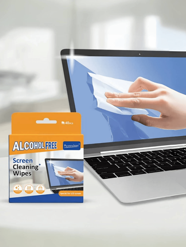 40/80pcs Individually Packaged Cleaning Wet Wipes, Lens Cleaning Wet Wipes, Anti-Fog Wet Wipes, Eyeglass Cleaning Wet Wipes. Quick Drying, No Water Stains. For Cleaning And Dusting Portable LCD Screens On Smartphones, Computers, LCD TVs, Glasses, Cameras, Tablets, Laptops - Essential Household Cleaning Tool
