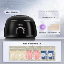 Viilife Waxing Kit For Women - Hot Melt Hard Wax Warmer For Hair Removal, Eyebrow, Bikini, Legs, Face,  Wax - Machine, 6-Pack Beads, Accessories - Xem 2