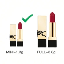 Yves Saint Laurent Minisize Rouge Pur Couture Satin Lipstick - RM Rouge Muse For Women - 1.3g/0.04 Oz Lipstick