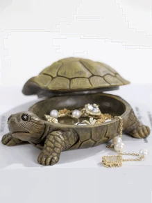 Turtle Jewelry Box Cute Animal Jewelry Storage Organizer Decorative Storage For Bracelets, Accessories, Earrings, Rings, Necklaces