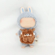 1 pieza de Conjunto de ropa (sin muñeca) Adecuado para muñeca de 17cm Accesorios de ropa/vestido, Ropa de pijama, Percha de figuras en posición sentada de la serie Ropa de muñeca, Muñeca, Ropa de muñeca