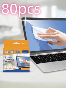 40/80pcs Individually Packaged Cleaning Wet Wipes, Lens Cleaning Wet Wipes, Anti-Fog Wet Wipes, Glasses Cleaning Wet Wipes. Suitable For Cleaning Portable LCD Screens Of Smartphones, Computers, LCD TVs, Glasses, Cameras, Tablets & Laptops, Quickly Removes Dust And Dirt - Essential Cleaning Tool For Home