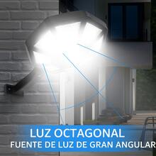 LED Solar Garden Light Outdoor With Motion Sensor And Remote Control, 180° Adjustable Head, Waterproof - Black - View 5