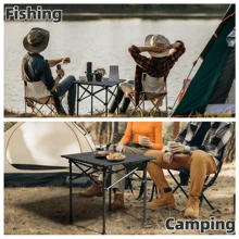 Folding Table,Outdoor & Indoor  Friendly, Sturdy Aluminum Camping Table With Snap-Together Design, Carry Bag Included, Great For Camping, Tailgating, Grilling, Hunting, Outdoor Dining,Fishing..... Gift For Boyfriend,Husband,Parents