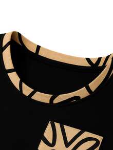 Women's Long Winter Warm Pajama Set With Heart Print - Multicolor - View 7