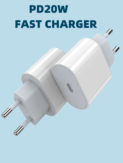 20W USB-C Fast Charger Adapter, Compatible With IPhone 14/13/12/11 Pro Max, PD 20W Wall Charger, USB-C Phone Charger