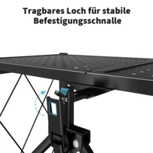 Garage Integrated Storage Racks - Black - View 4