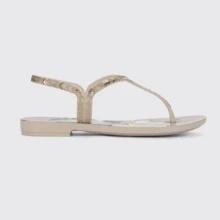 NEW GRENDHA FLAT SANDAL LOVE IN FLOWER COMFORTABLE ORIGINAL - White - View 3