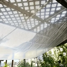 防水防风重型透明乙烯基篷布 - 非常适合温室、花园、露台、凉亭和露营车 - 实用挂钩