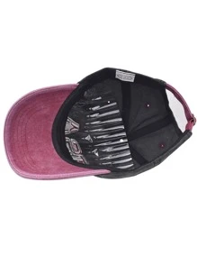 1 sztuka litery USA kontrastowa trójwymiarowa haftowana czapka baseballowa, haft literowy STYL, czapki unisex, modny swobodny kontrastowy wzór przeszyć kapelusz przeciwsłoneczny (litera A ma mały szczegół wzoru gwiazdy, do wyboru jest 6 kolorów)