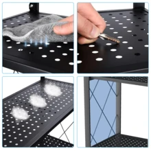 Garage Integrated Storage Racks - Black - View 5