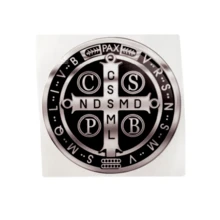 Adesivo Vinil Impermeável São Bento 8,5 x 8,5 cm