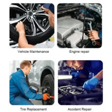 Lislark Steckschlüssel Satz 1/2" 21tlg 8-36mm Vielzahn Nüsse zoll für 6 und 12 Kant