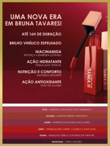 BT Vinyl Vinyl Lipstick (Maintains The Effect And Duration Of A Liquid Vinyl Lipstick) Bruna Tavares - Sara - Xem 6
