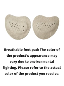 1-5 Pairs Of High Heels Forefoot Stickers, Soft Shock Absorbing Sweat Absorbent Anti-Slip Summer Sandals Invisible Self-Adhesive Anti-Slip Forefoot Pads For Women's High Heels And Men's Sneakers
