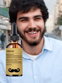 Essential Oil Beard Treatment For Knotting And Tangles Instantly Tames Messy Hair Restores Smoothness And Nourishes For A Silky Soft Feel Perfect For Daily Beard Care - Multicolor - View 2