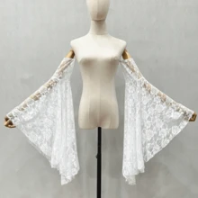 1pc Lace Mid-Length Bridal Gloves, Suitable For Wedding, Special Occasion Outfits Fall Clothes For Women