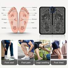 EMS Foot Massager, Foot Therapy Device, Automatic Foot Meridian Massage Mat With Pulse