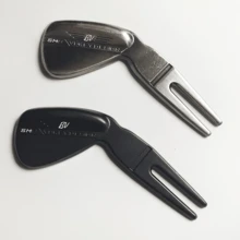 Golf Green Fork, Zinc Alloy Golf Pitch Mark Tool - Perfect For Men's Golf - Suitable For Valentine's Day, Thanksgiving, Christmas, And Halloween - Non-Magnetic