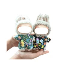 3pcs Hawaiian Clothing Camera Set, Suitable For 17cm Doll , First, Second, And Third Generation Universal Fashion Toy Pendant Clothes - Multicolor - View 1