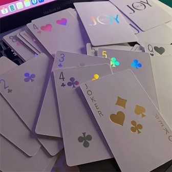 Luminous Poker Cards - Durable And Fun Family Games, Perfect Gifts For Christmas, Halloween, And Thanksgiving