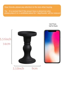 法式怀旧花卉树脂烛台古铜色/家具装饰/复古摆件烛台，适合母亲节、生日、返校季、毕业季和婚礼季的优质家居装饰摆件