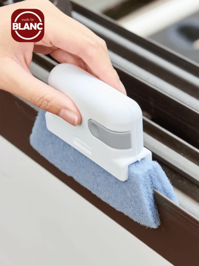 1 Stück Fenster Spalt Reinigungsbürste, ideal zum Reinigen von Fensterglas und Ecken