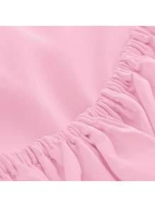 3 Piece Plain Microfiber Queen Sheet Set